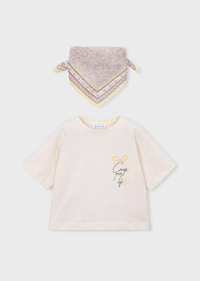 3009 Mayoral T-Shirt and Neckerchief Scarf