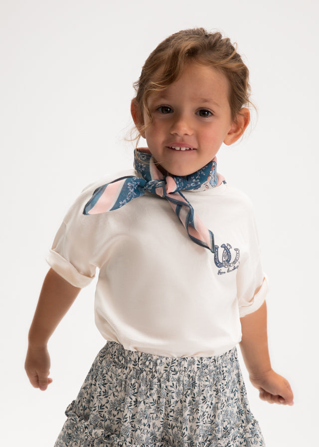 3009 Mayoral T-Shirt and Neckerchief Scarf