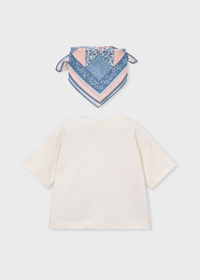 3009 Mayoral T-Shirt and Neckerchief Scarf