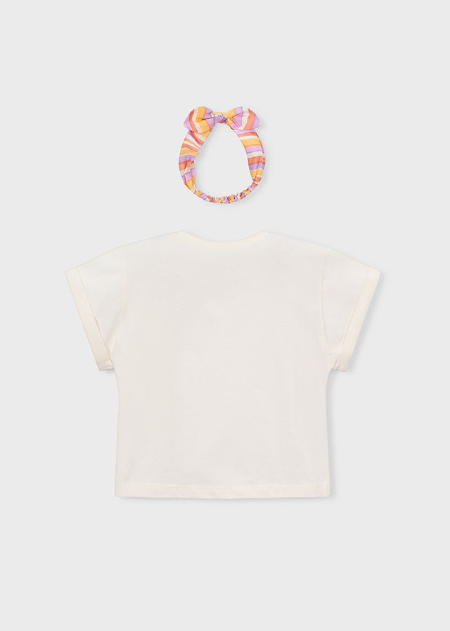 3010 Mayoral Flower Print T-Shirt
