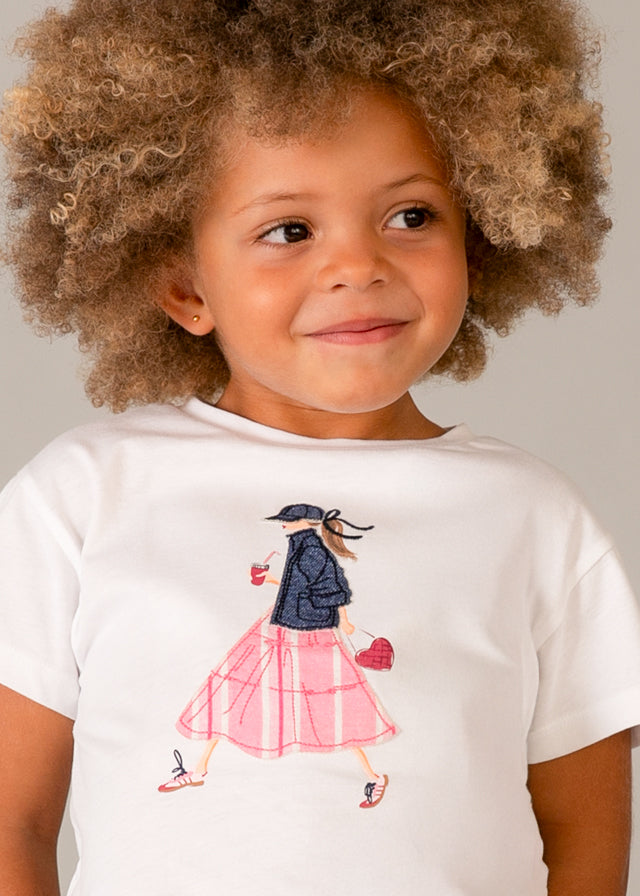 3011 Mayoral Fashion Ladies Print T-Shirt
