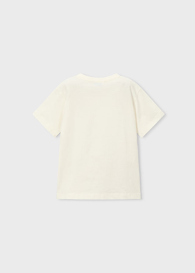3065 Mayoral Robot Print Changing T-Shirt