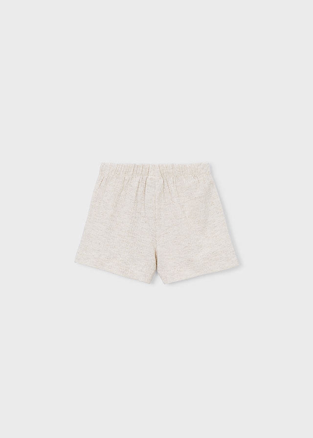 3219 Mayoral Linen Style Patch Pocket Shorts