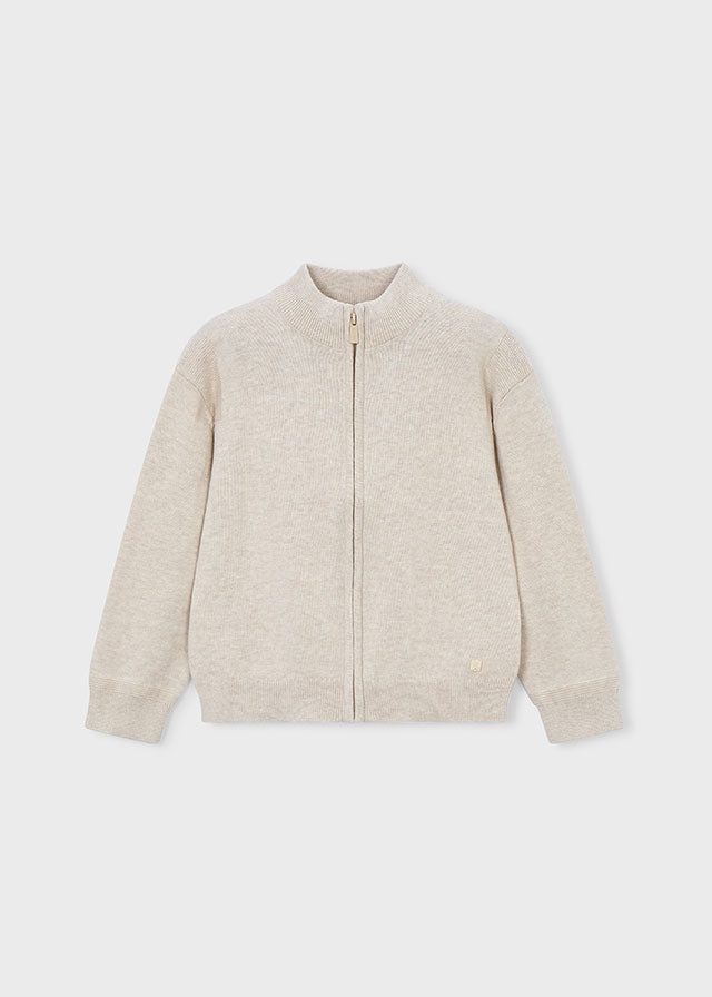 3382 Mayoral Knitted Zip Cardigan