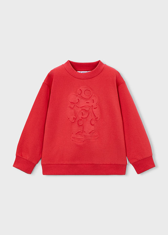 3434 Mayoral Robot Embossed Sweatshirt