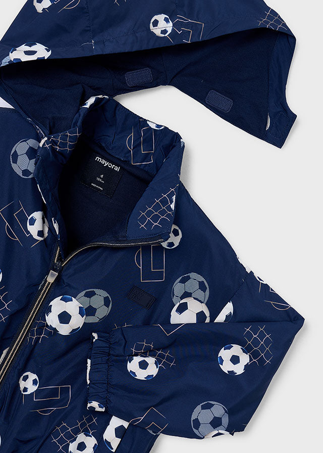 3446 Mayoral Football Print Jacket