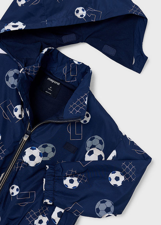 3446 Mayoral Football Print Jacket