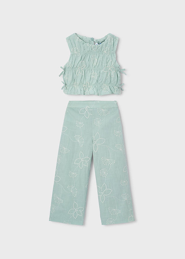 3592 Mayoral Linen Style Trouser Set
