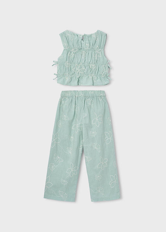 3592 Mayoral Linen Style Trouser Set