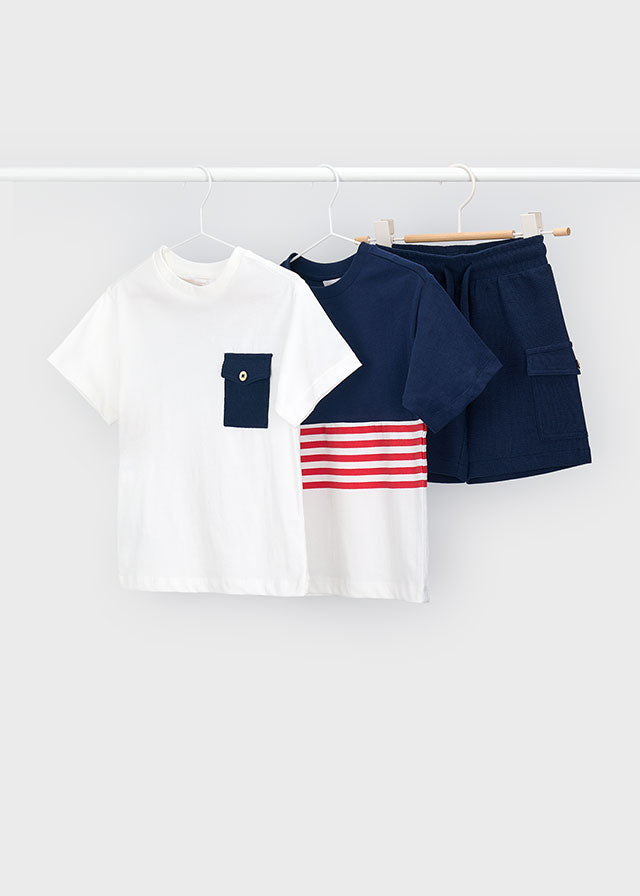 3601 Mayoral 3 Piece Shorts Set