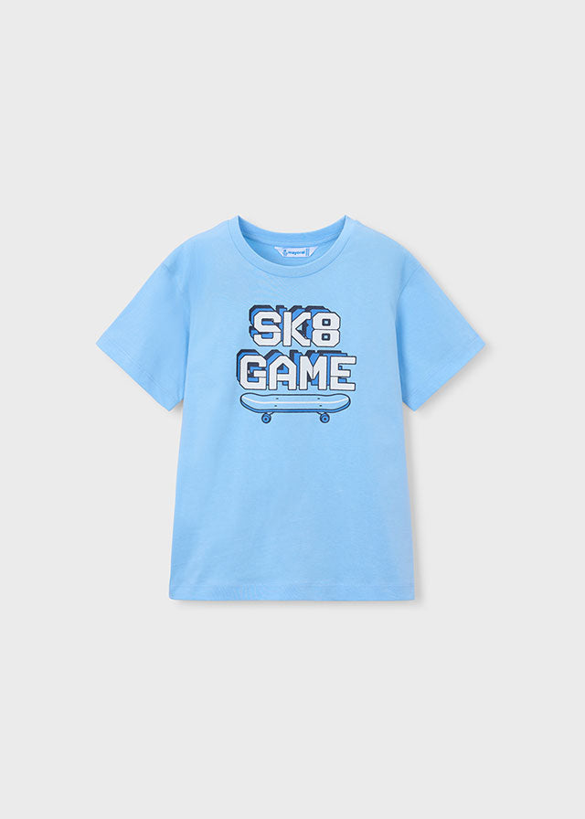 3604 Mayoral Robot and Skater 2 T-Shirts and Short Set