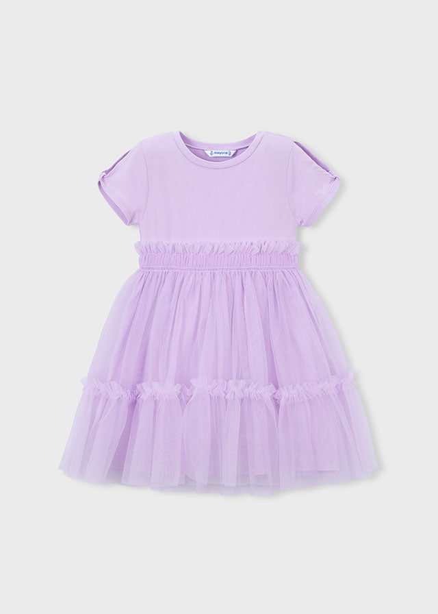 3915 Mayoral Tulle Mix Dress