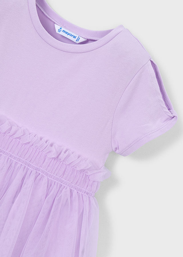 3915 Mayoral Tulle Mix Dress
