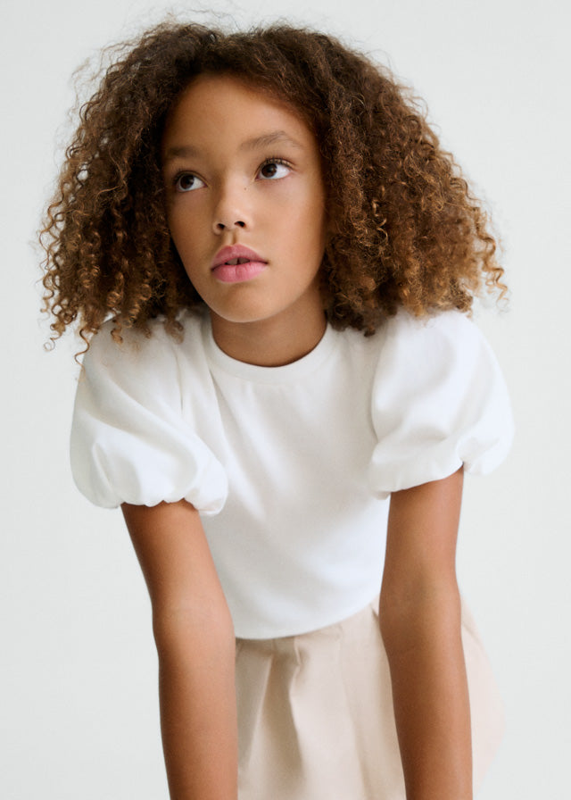 6001 Mayoral Puff Sleeve T-Shirt