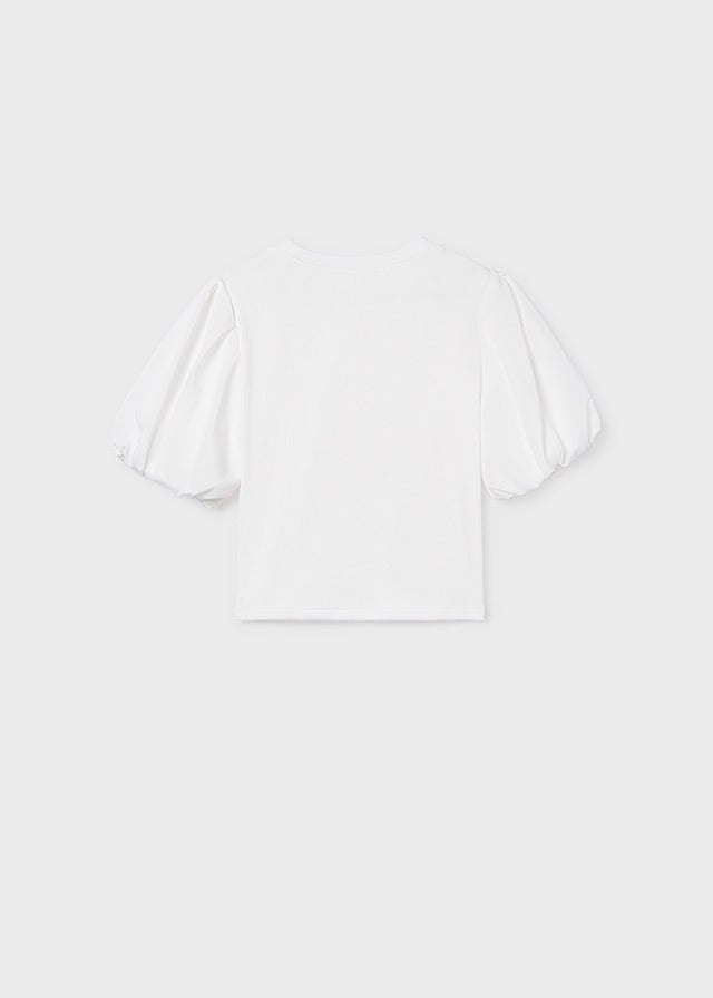 6001 Mayoral Puff Sleeve T-Shirt