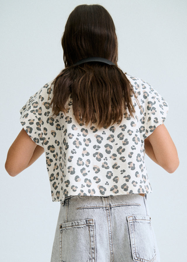 6012 Mayoral Leopard T-Shirt