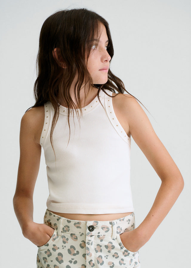 6013 Mayoral Sequin Detail Vest