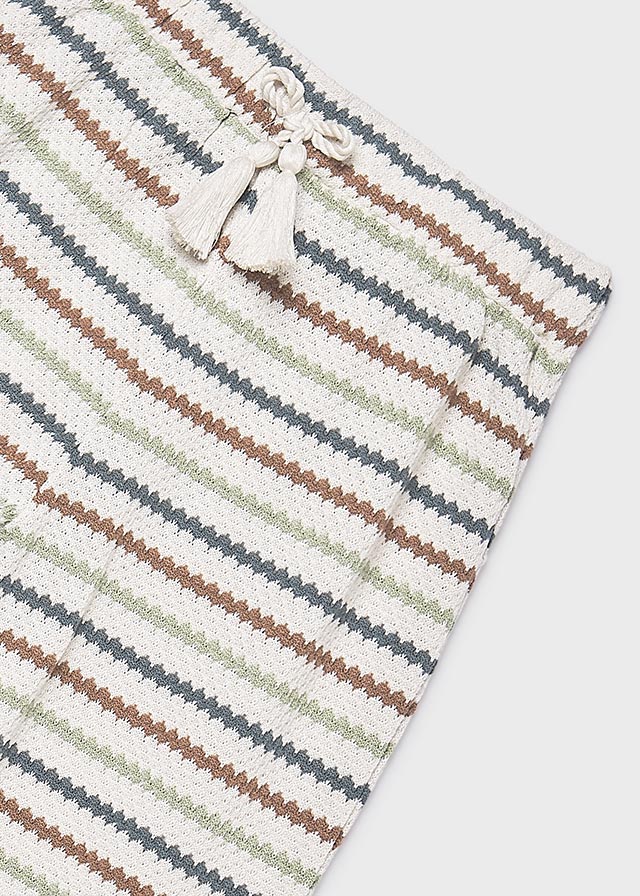 6550 Mayoral Crochet Striped Trousers
