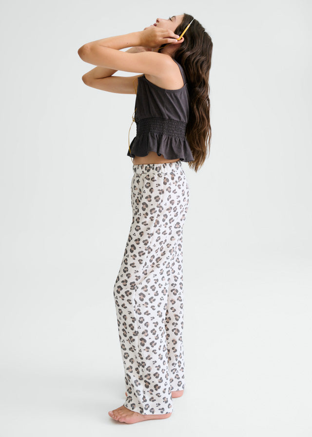 6561 Mayoral Leopard Print Trouser Set