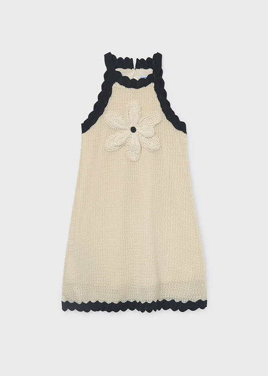 6911 Mayoral Crochet Style Knit Dress