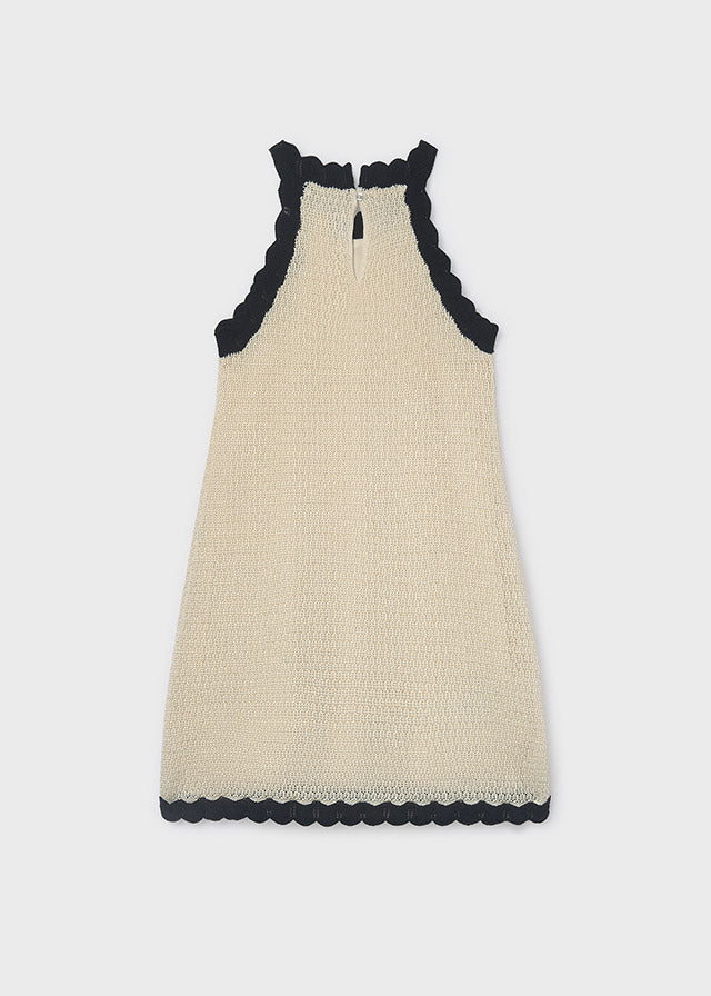 6911 Mayoral Crochet Style Knit Dress