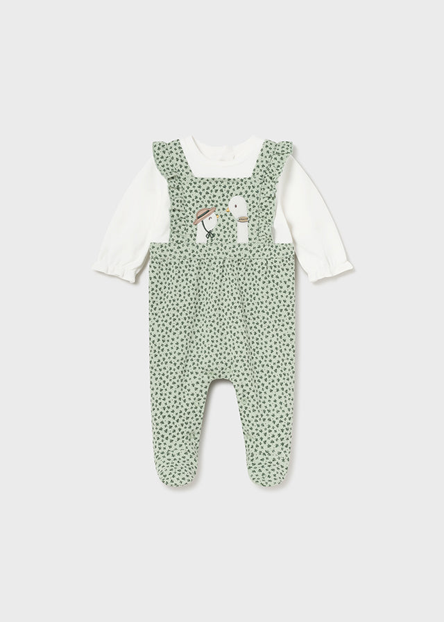 2605 Mayoral Soft Leaf Print Dungaree-littlevips-littlevips