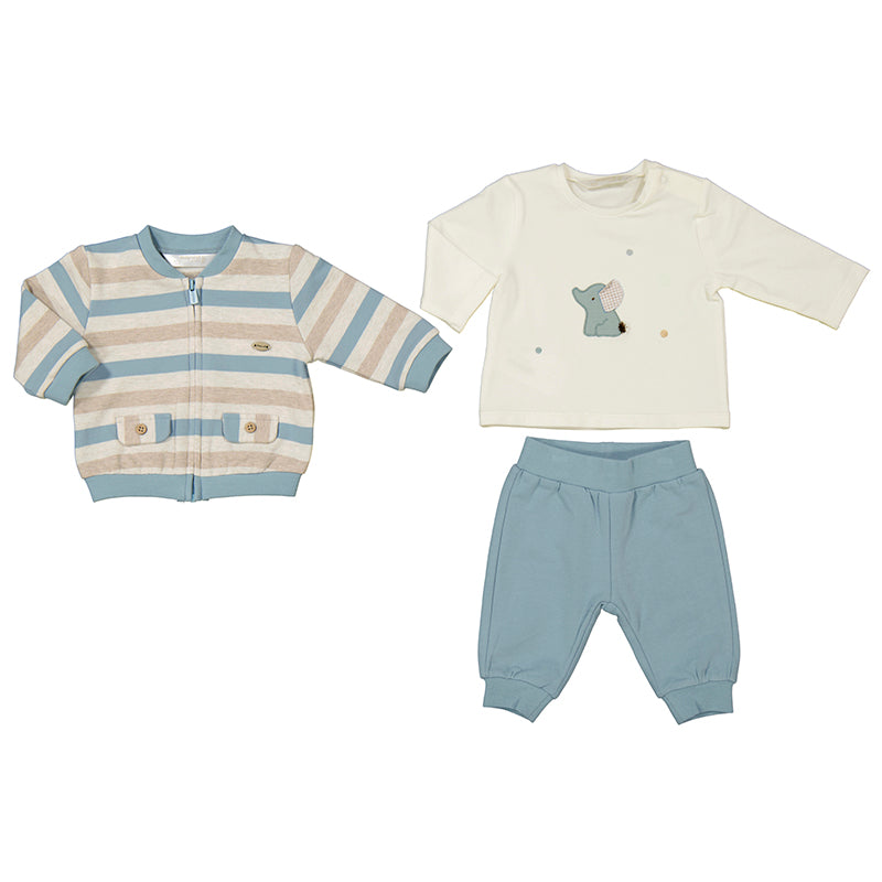 2627 Mayoral 3 Piece Striped Tracksuit-littlevips-littlevips