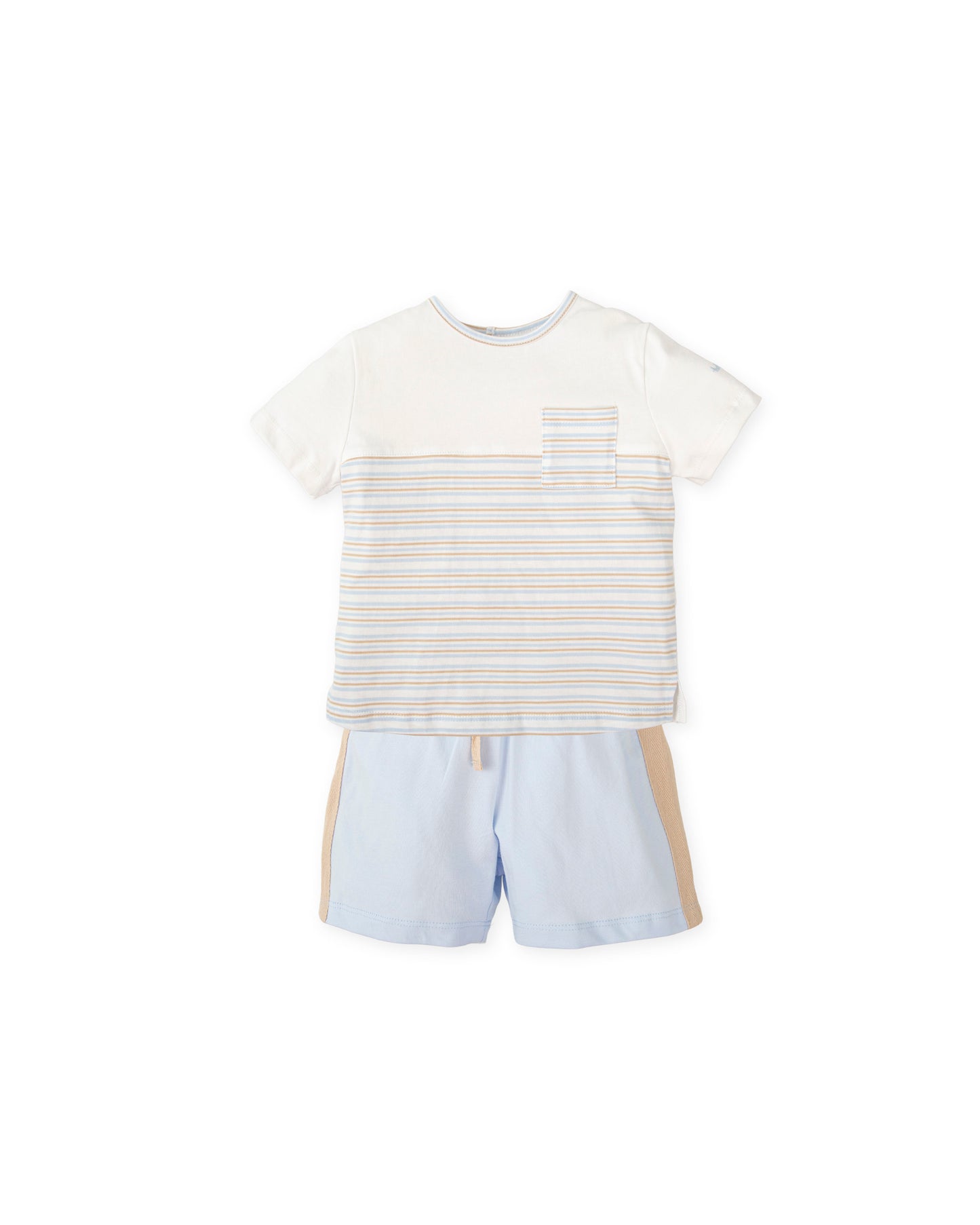 2704 Tutto Piccolo Summer Stripes Short Set