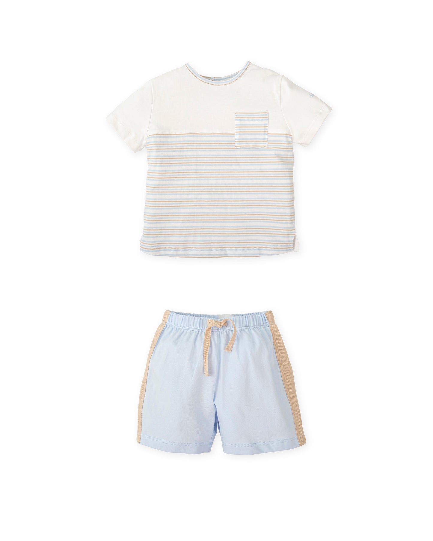 2704 Tutto Piccolo Summer Stripes Short Set