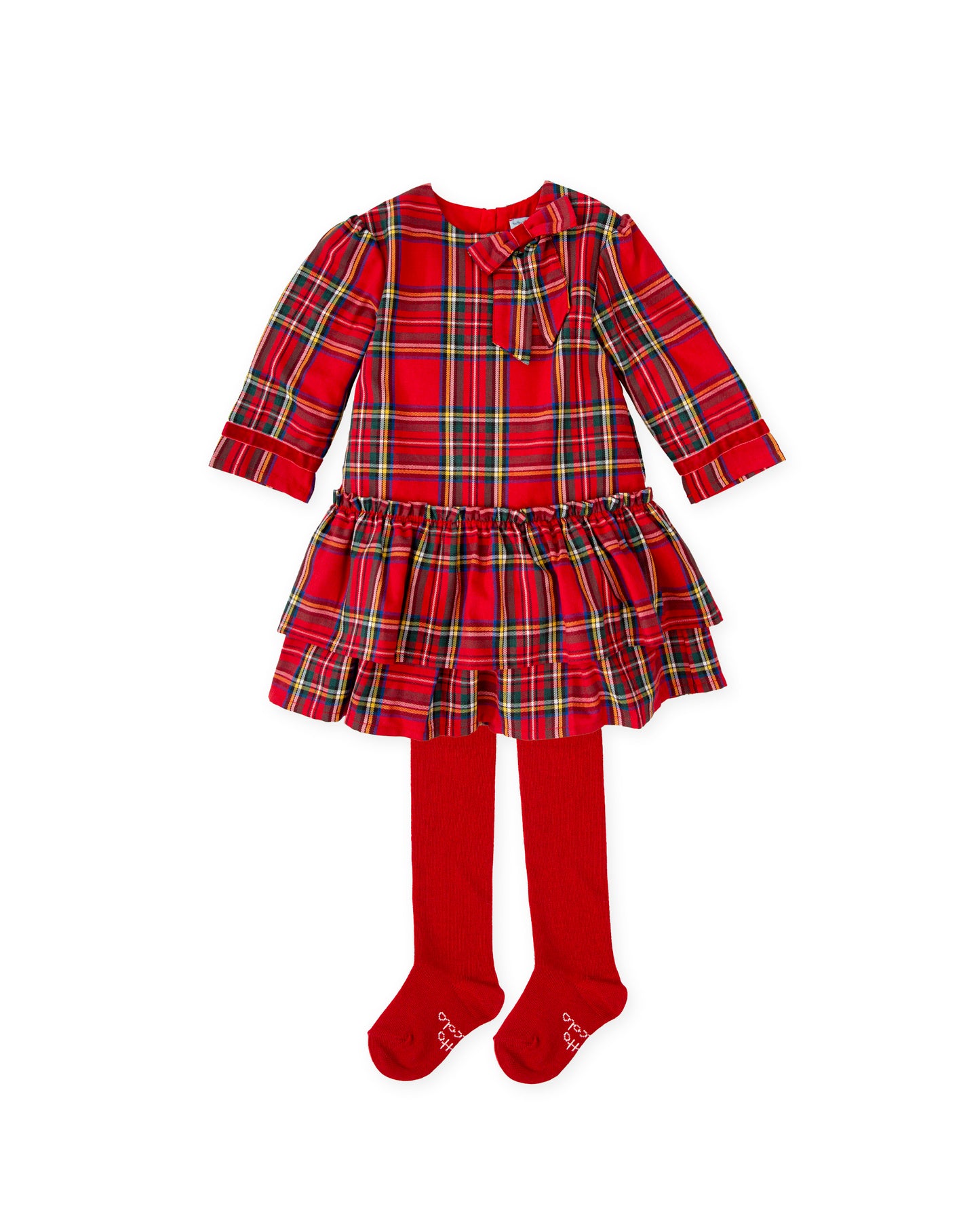 3243 Tutto Piccolo Tartan Dress Set