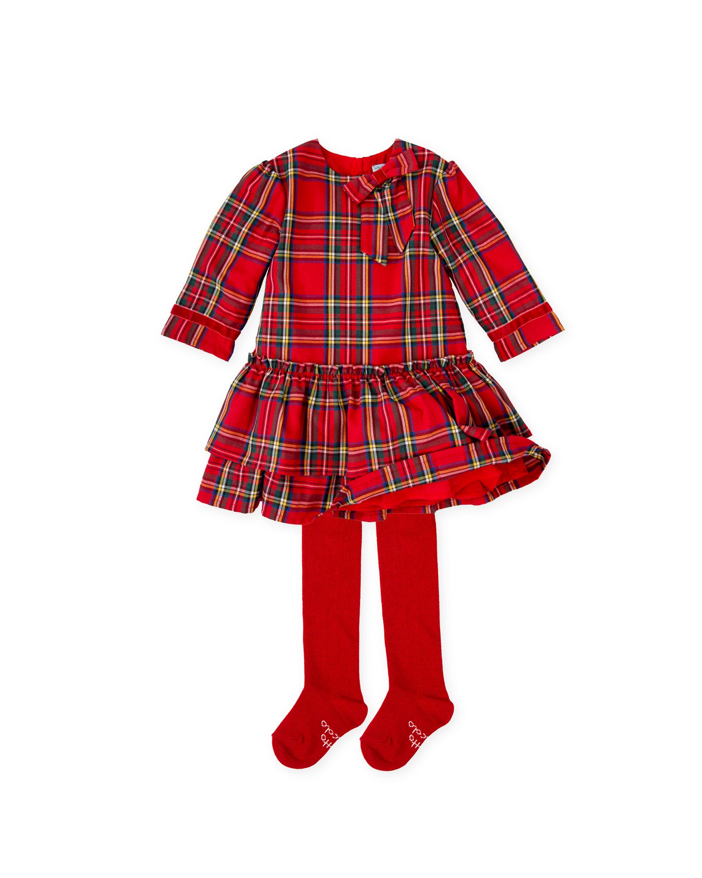 3243 Tutto Piccolo Tartan Dress Set