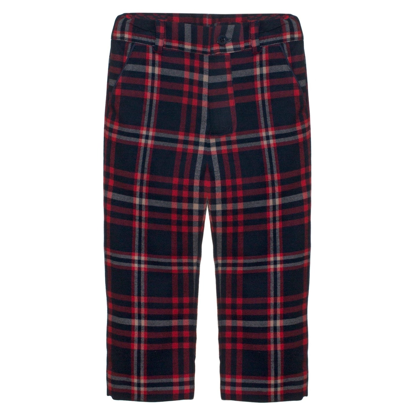 33362 Patachou Tartan Trousers-littlevips-littlevips