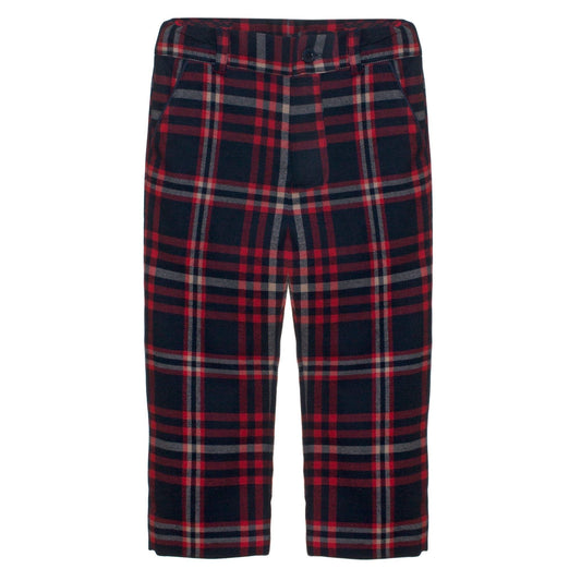 33362 Patachou Tartan Trousers-littlevips-littlevips