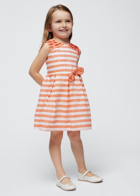 3915 Mayoral Striped Dress-littlevips-littlevips