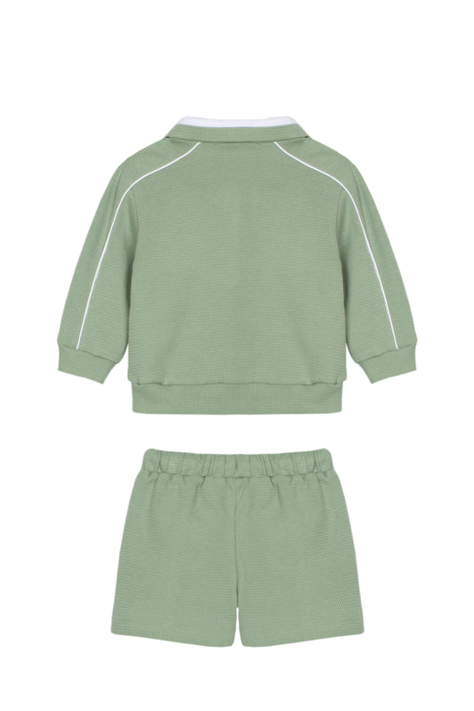 33304 Patachou Collar Sweatshirt 2 Piece Set