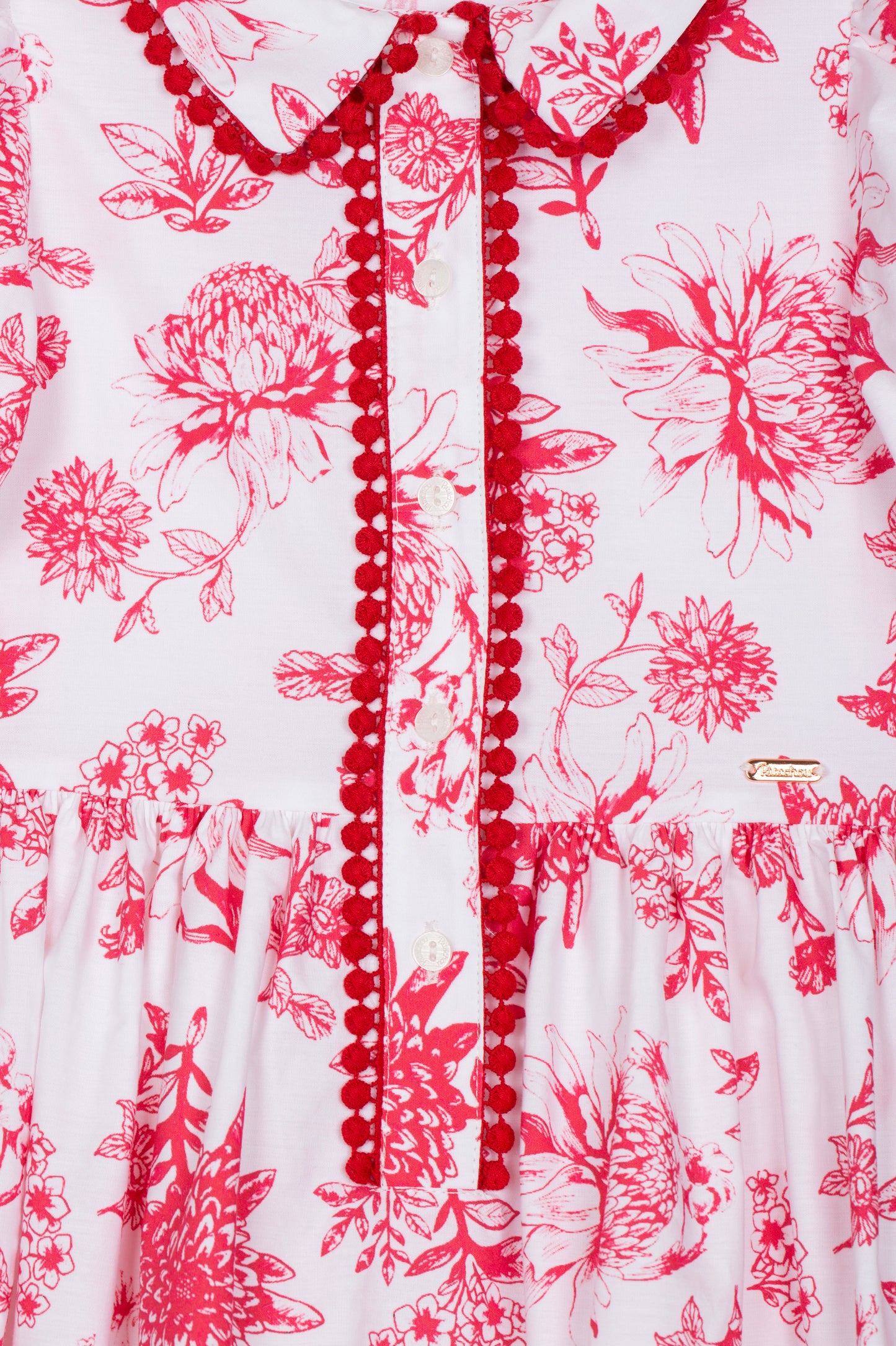 33443 Patachou Willow Print Shirt Dress