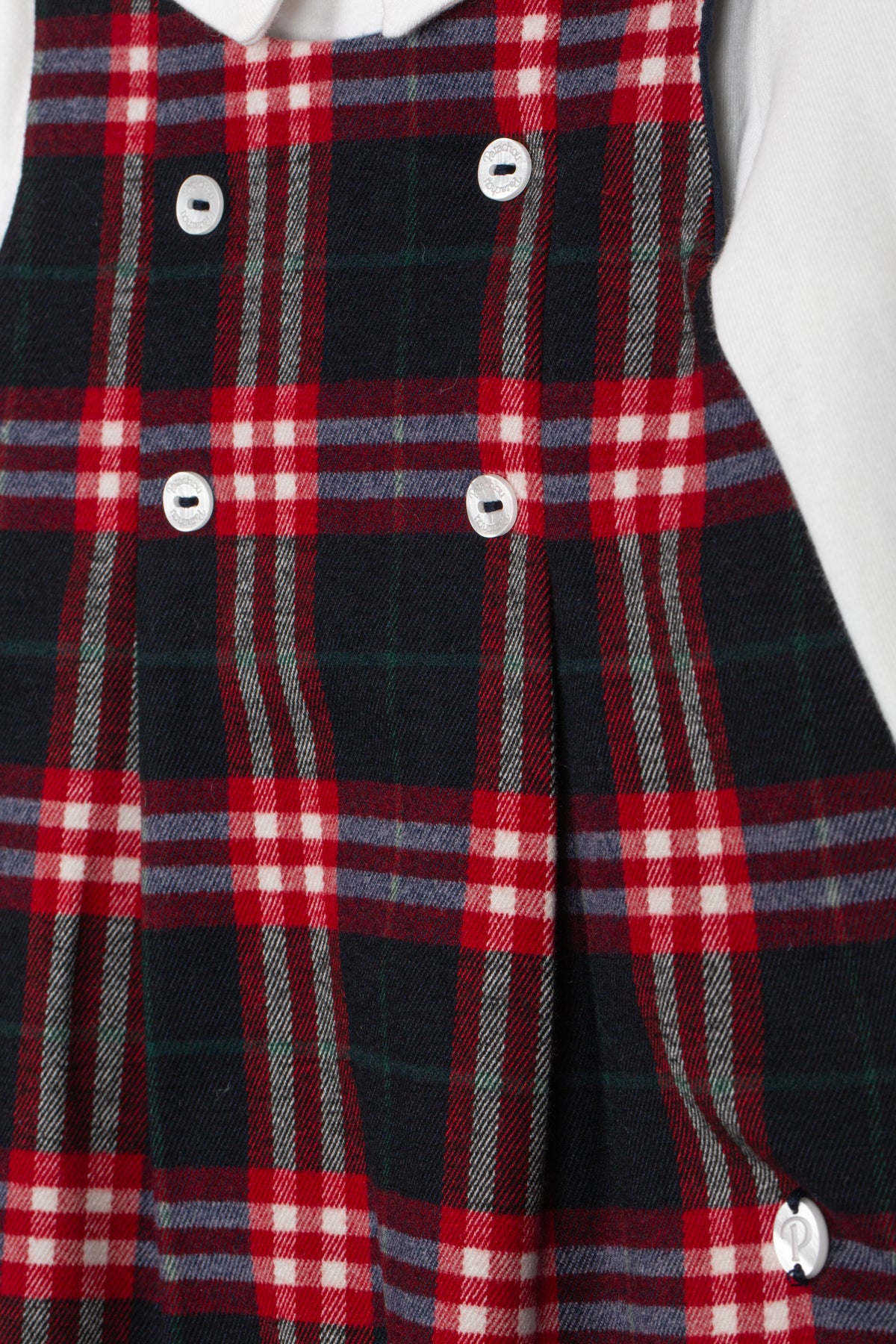 33135 Patachou Tartan Dungaree