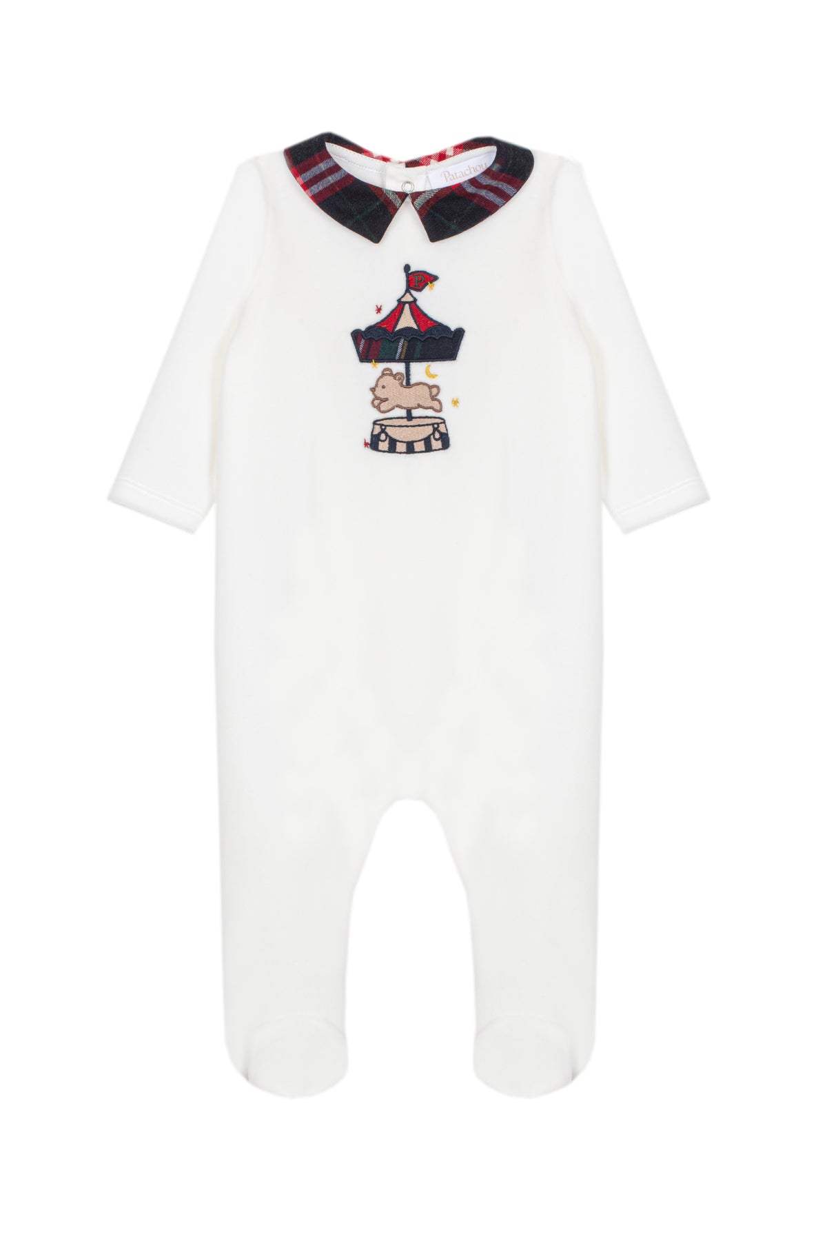33136 Patachou Tartan Babygrow
