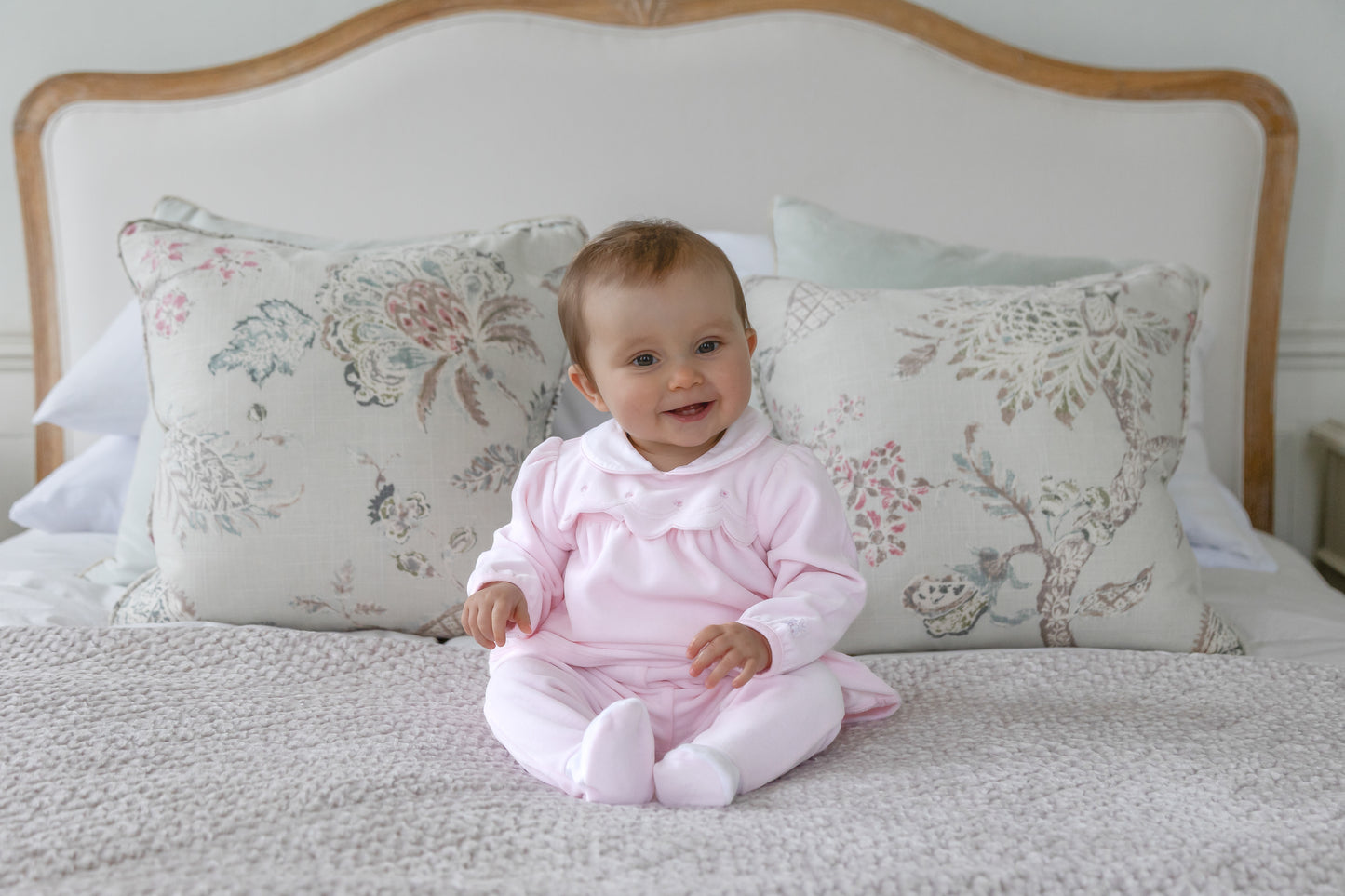 6527 Emile et Rose 2 Piece Scalloped A-line design - Michelle