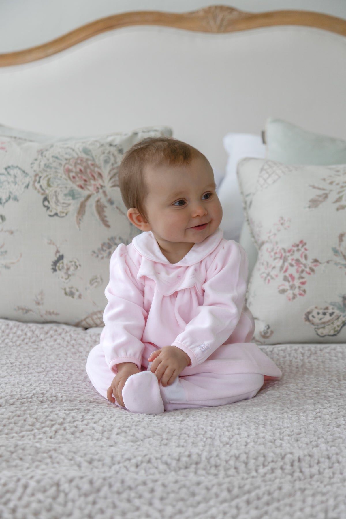 6527 Emile et Rose 2 Piece Scalloped A-line design - Michelle