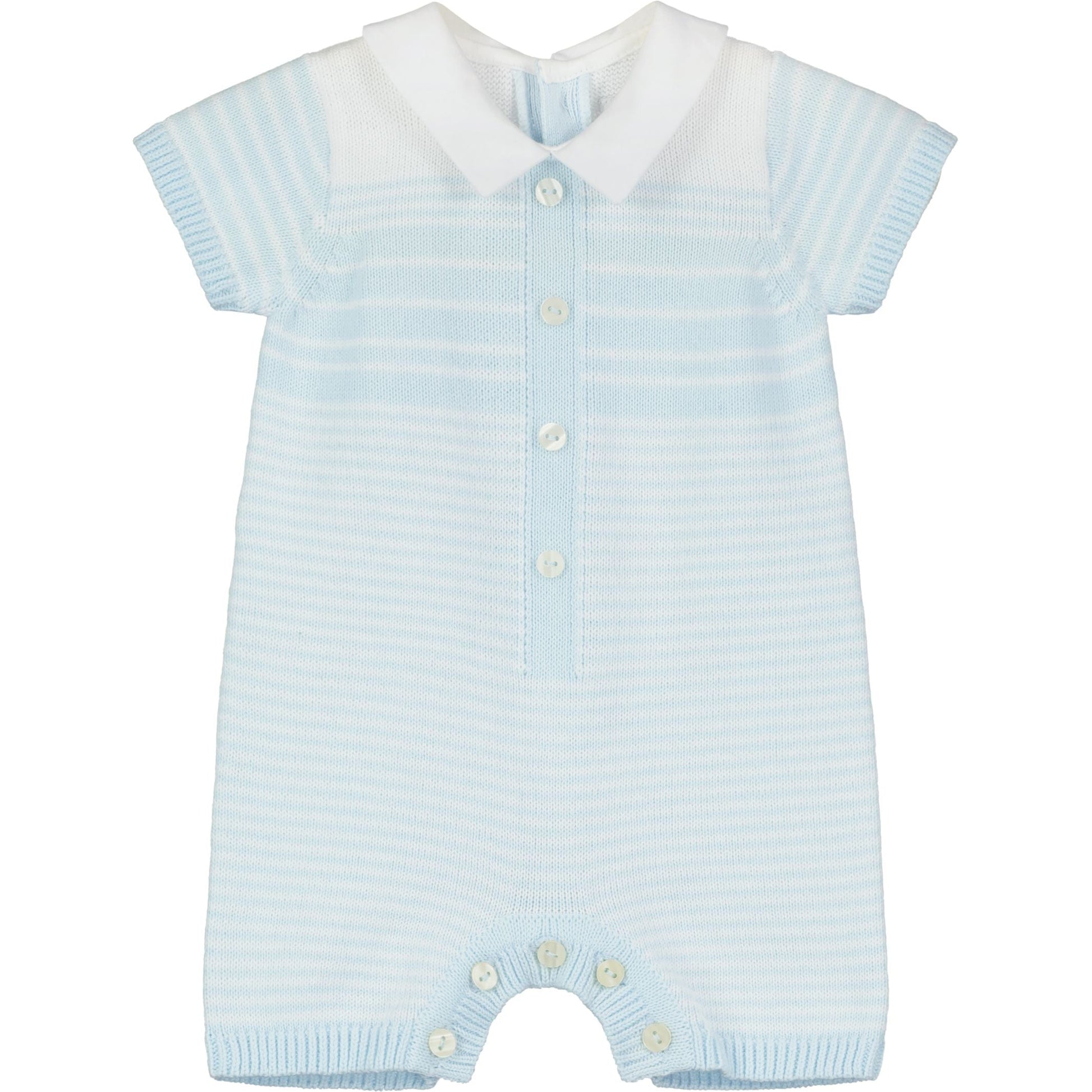 7330 Emile Et Rose Knitted Striped Romper-littlevips-littlevips