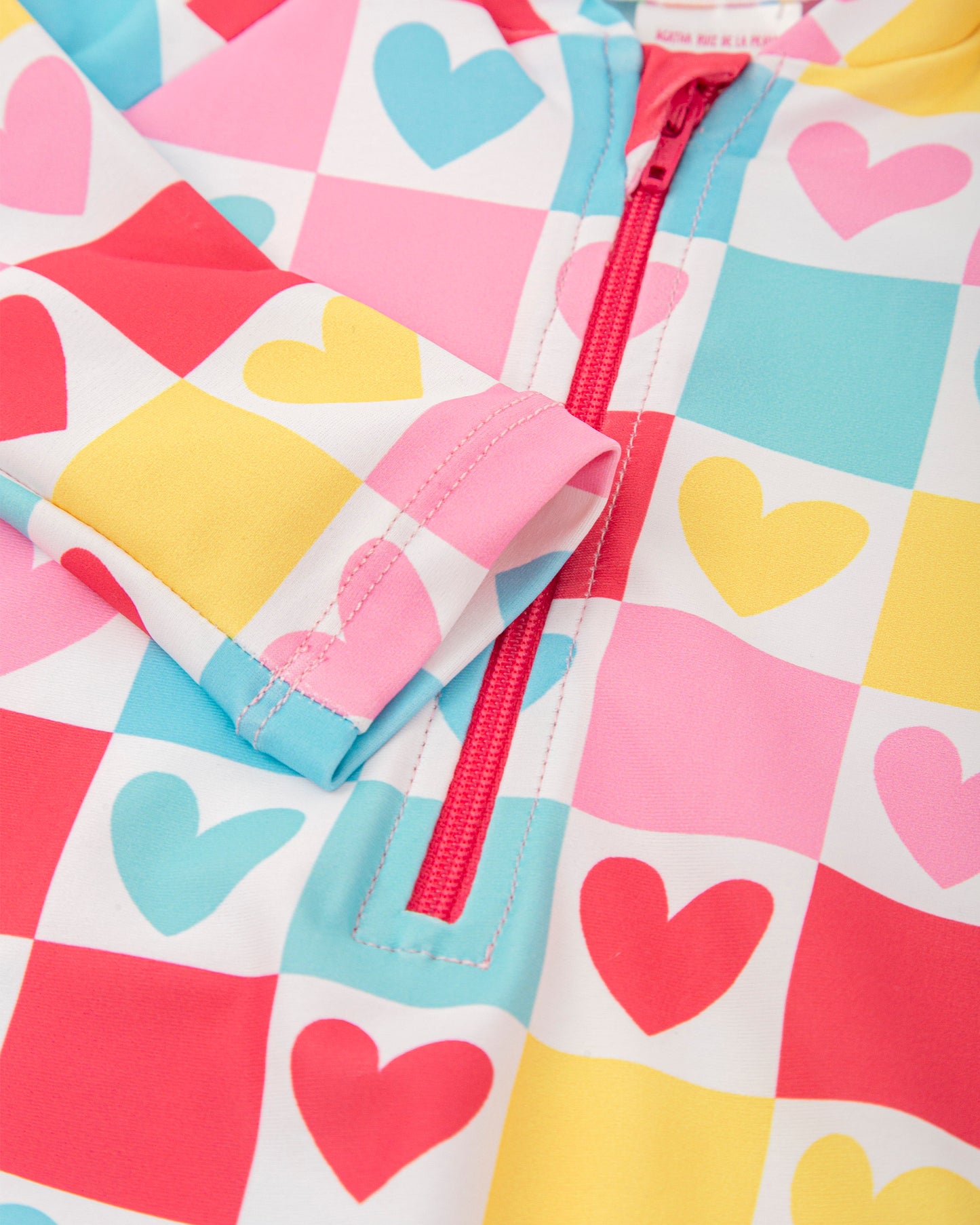 8034 Agatha Ruiz De La Prada Heart chequered Swimsuit