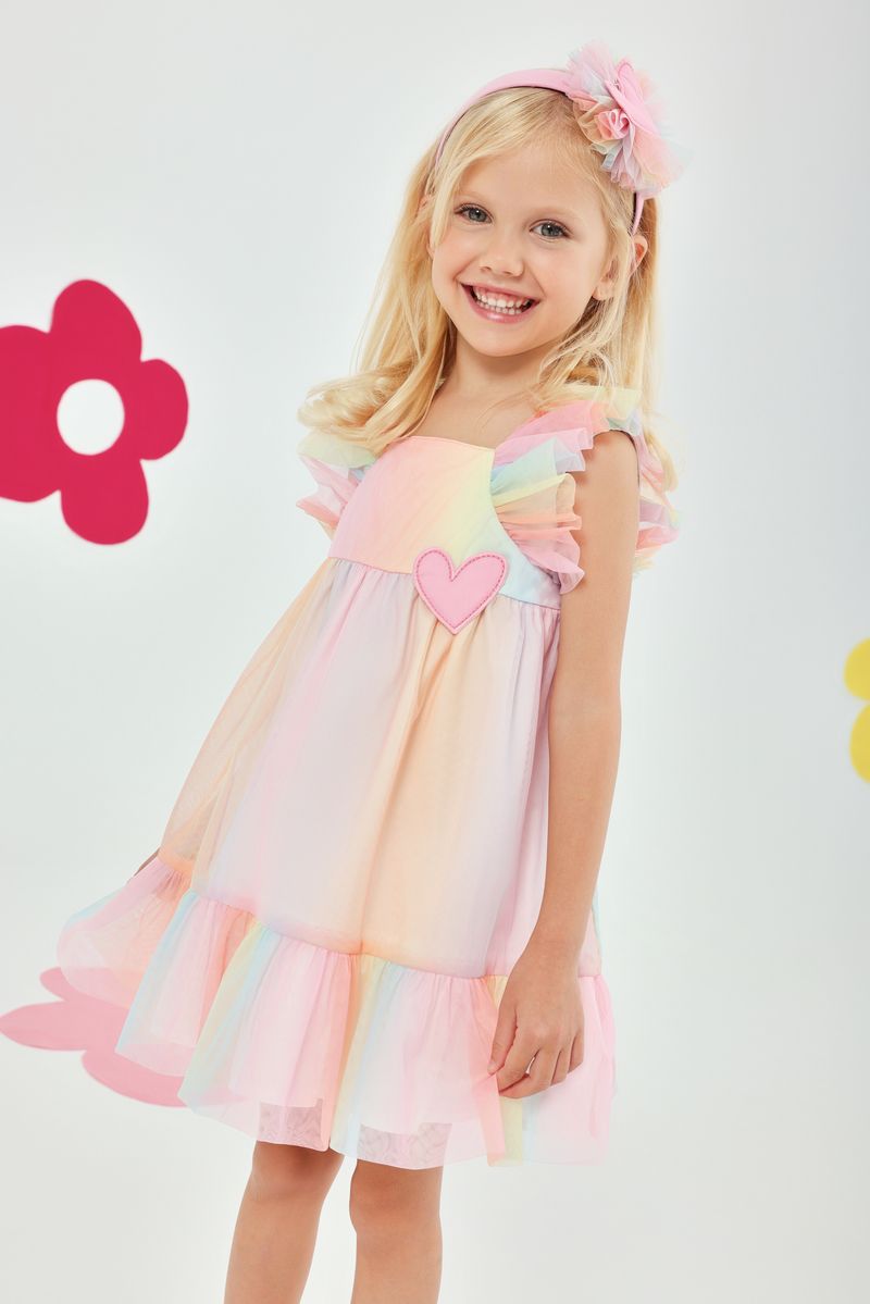 8210 Agatha Ruiz De La Prada Rainbow Heart Dress