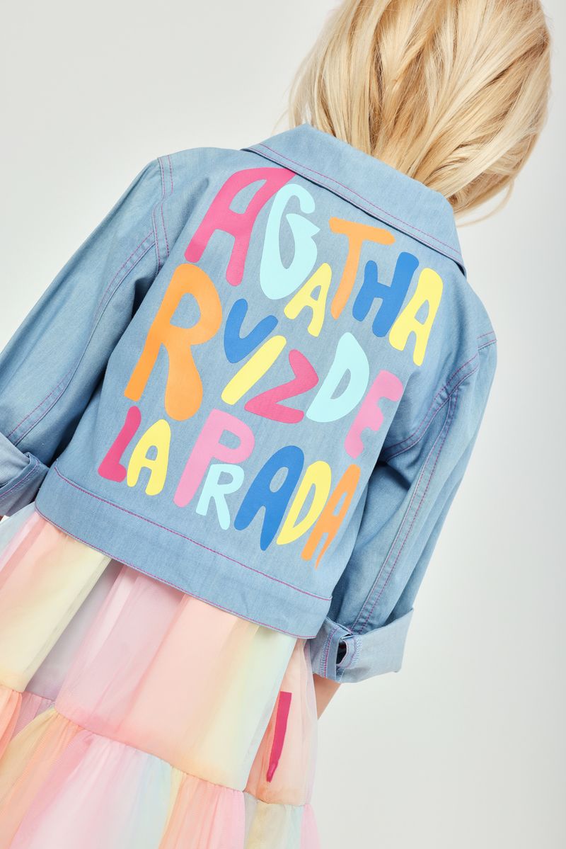 8540 Agatha Ruiz De La Prada Denim Jacket