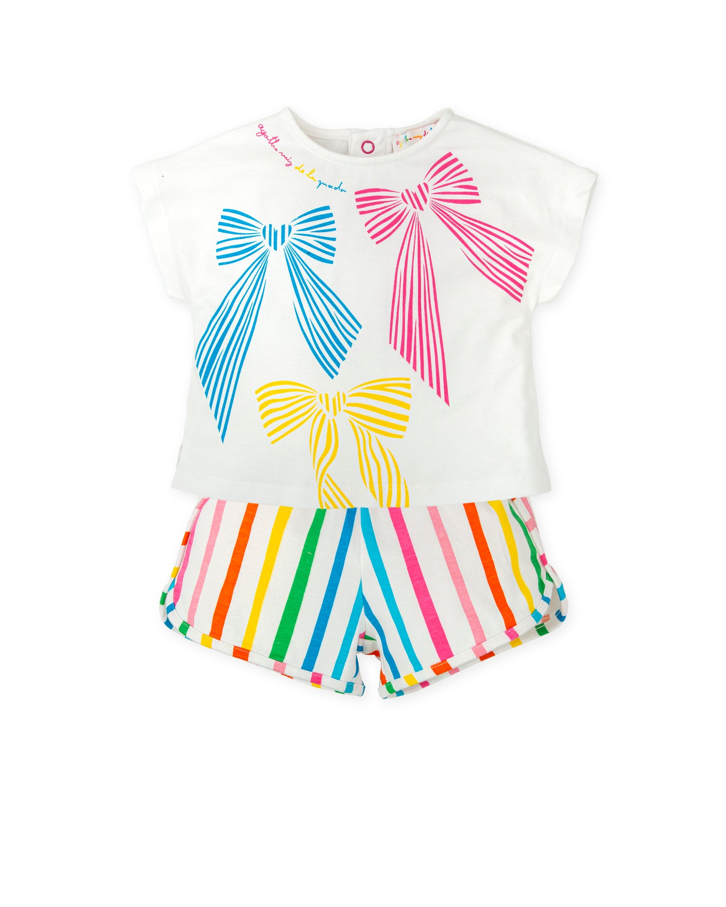 8700 Agatha Ruiz De La Prada Bow Short Set