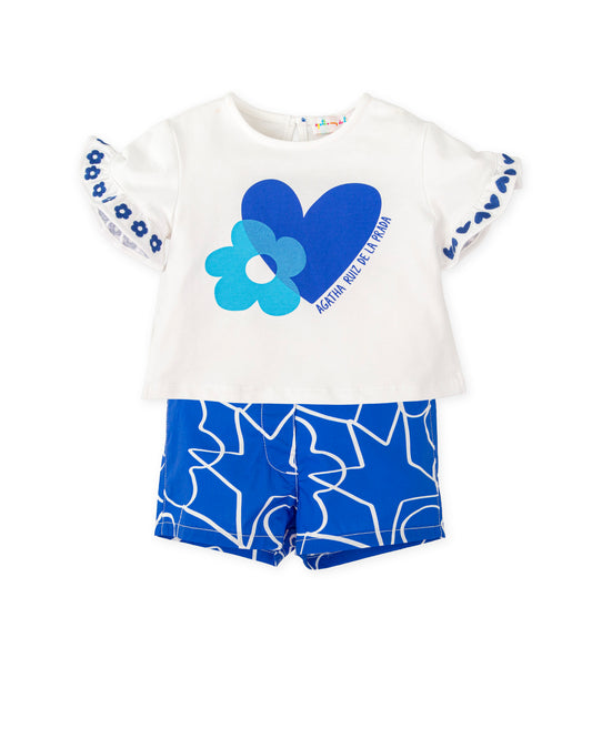 8726 Agatha Ruiz De La Prada Heart Short Set