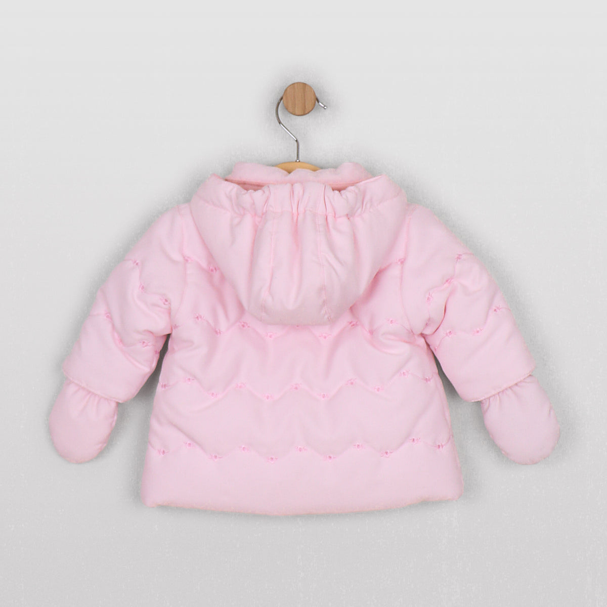 9327 Emile et Rose Quilted Jacket with Mittens - Carly