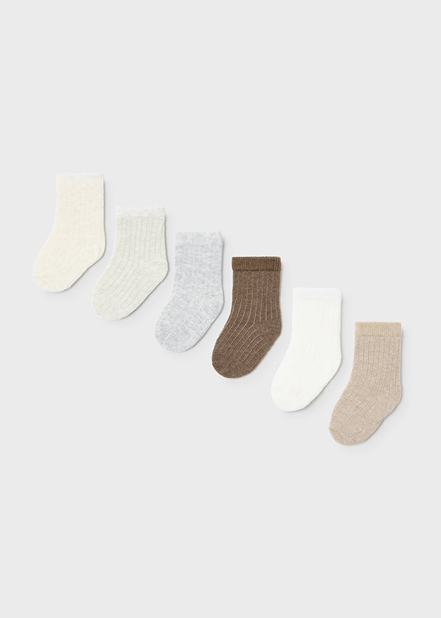 9655 Mayoral 6 Pairs of Socks-littlevips-littlevips