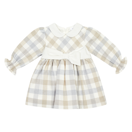 126404 Deolinda Checked Dress