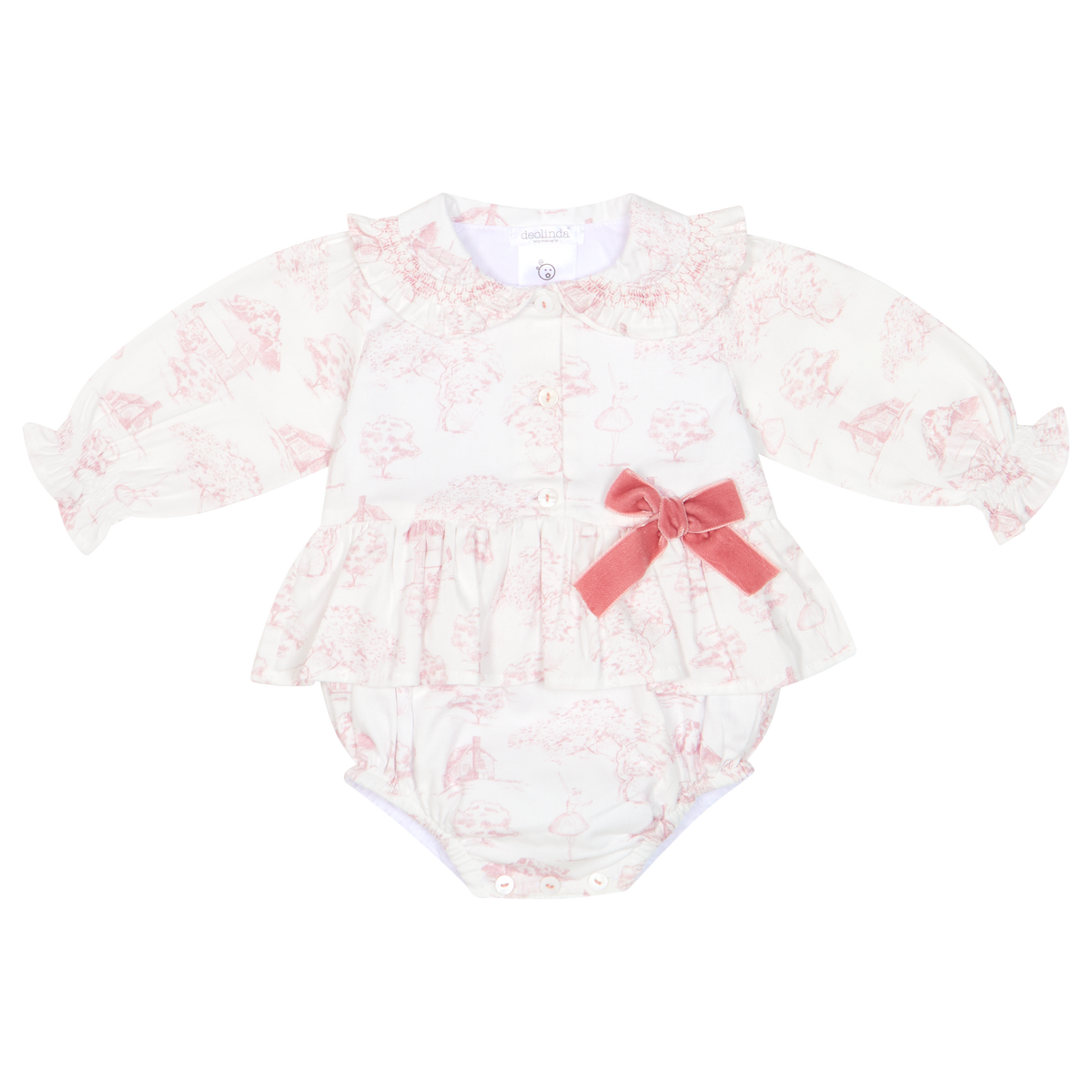 Deolinda Willow Print Romper 126501